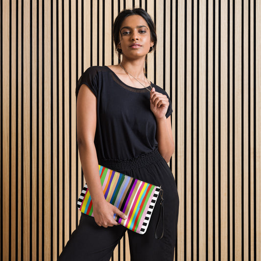 Candy Stripe Crossbody Bag