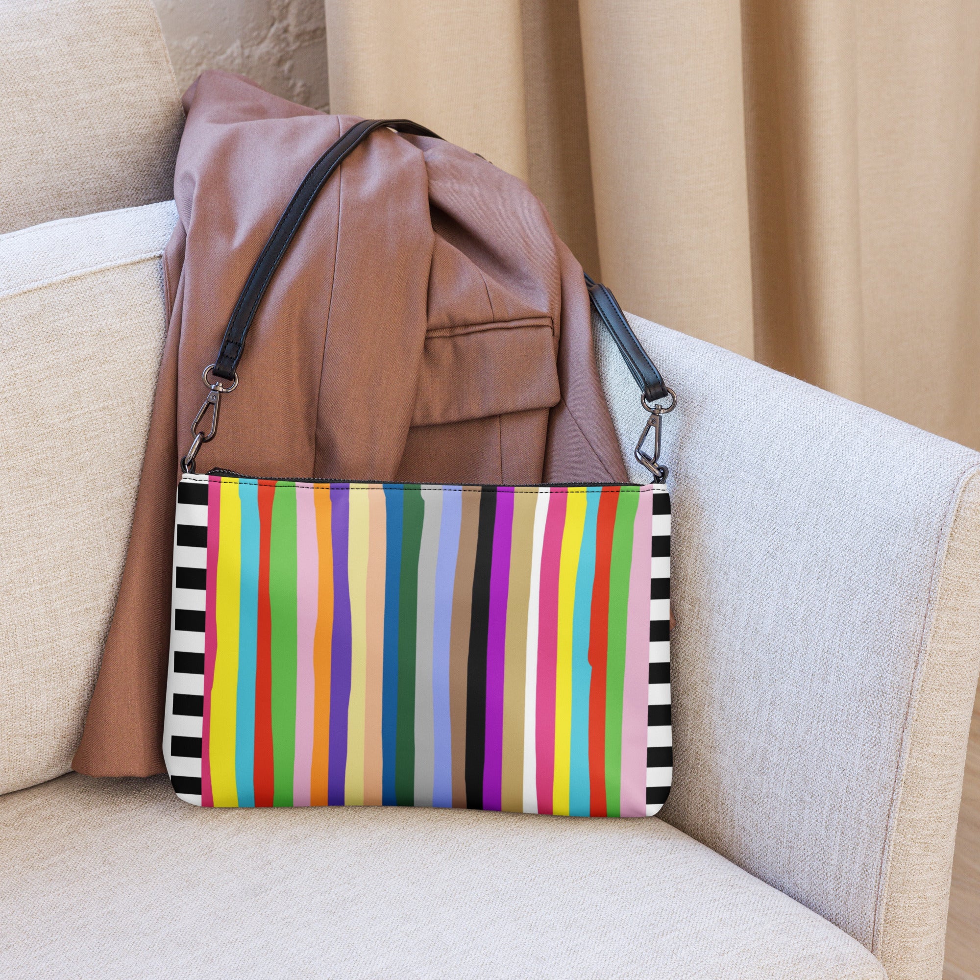 Candy Stripe Crossbody Bag