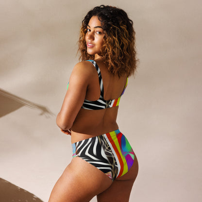 Wild Recycled high-waisted bikini