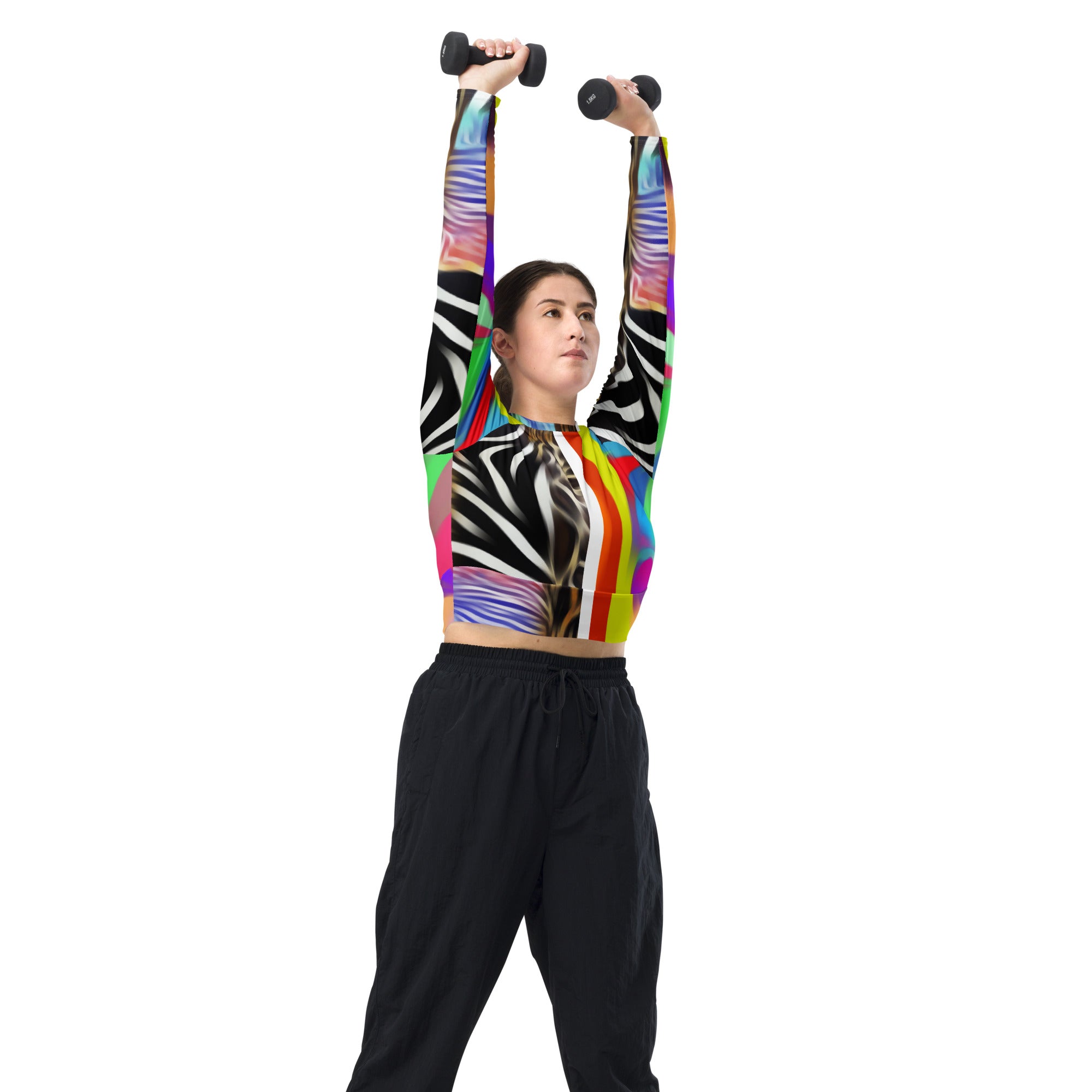Wild Horizon Long Sleeve Crop Top