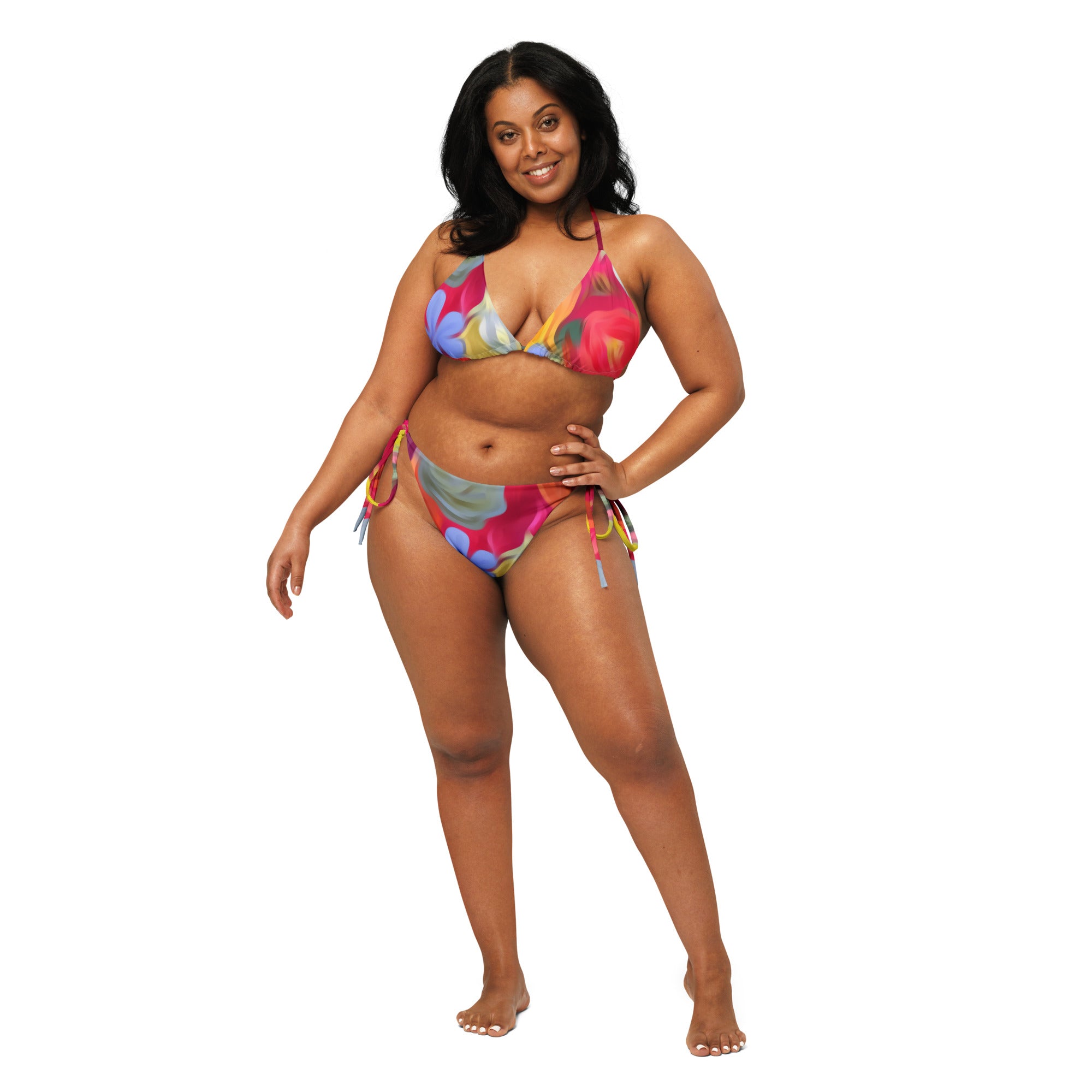 Bloom recycled string bikini