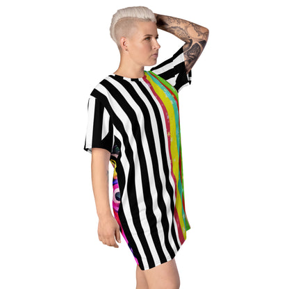 Stripe T-shirt dress