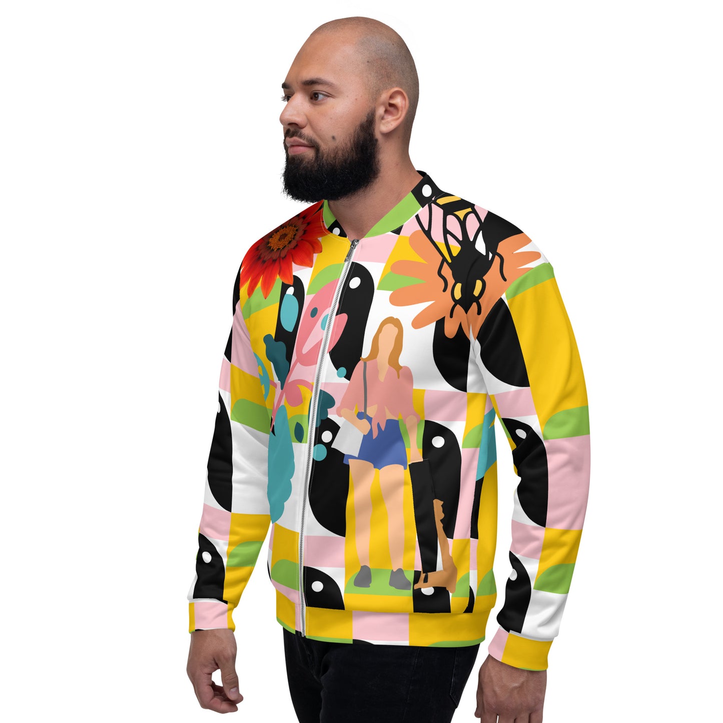 Bzzz Unisex Bomber Jacket