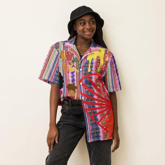 Good Vibes Unisex Button Shirt