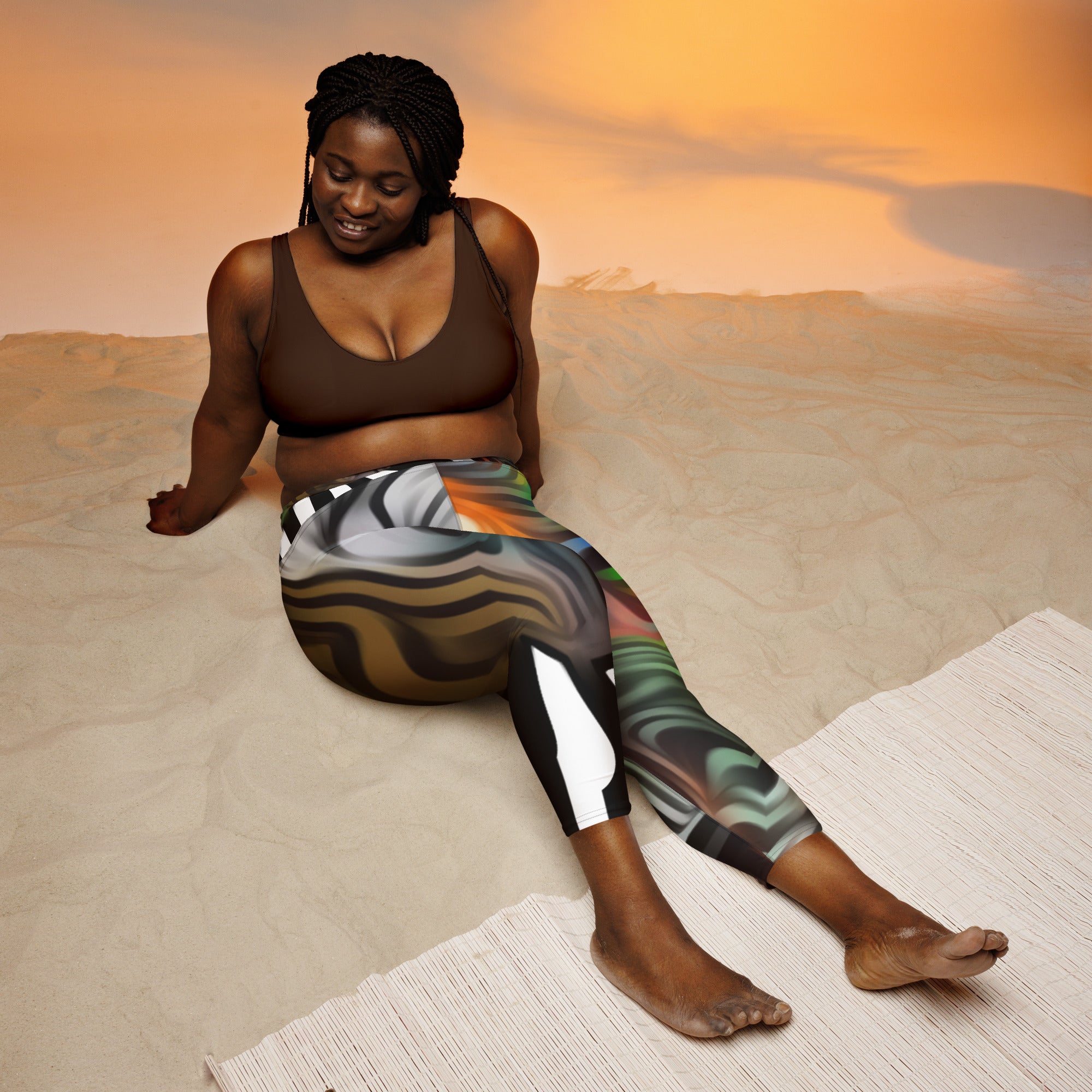 Swerve Yoga Capri Leggings