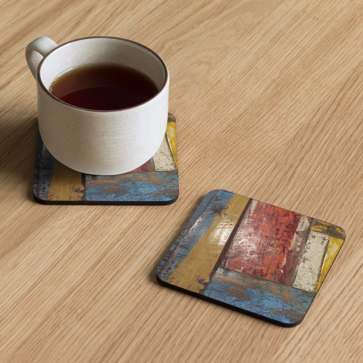 Wood Cork-back coaster