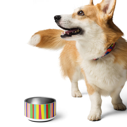 Candy Stripe Pet bowl