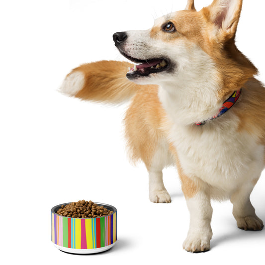 Candy Stripe Pet bowl