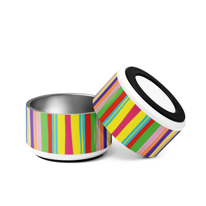 Candy Stripe Pet bowl