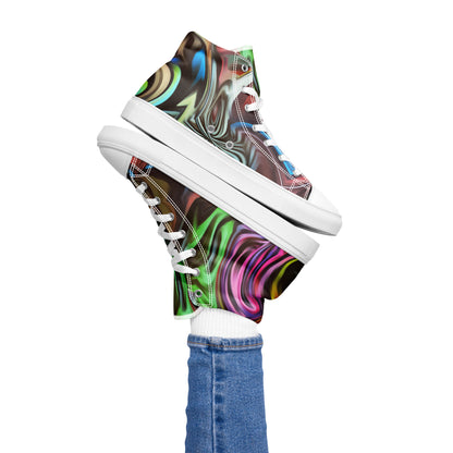 Street Women’s high top canvas shoes