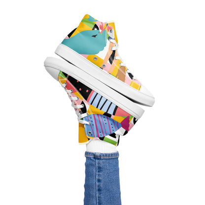 Bzzz Women’s high top canvas shoes