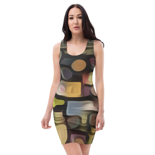 Cube Fitted Dress