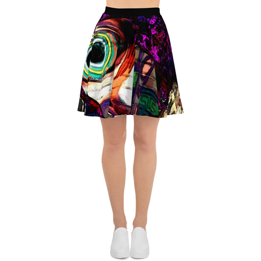 Eye Skater Skirt
