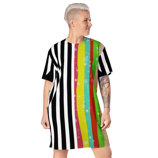 Stripe T-shirt dress